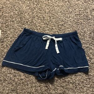 Stars above pajama shorts